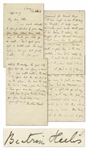 Beatrix Potter Autograph Letter Signed -- ...Dont spoil your eyes or health with too much reading...